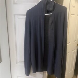All Saints Light Gray Merino Cardigan
